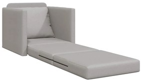 vidaXL Καναπέ-Κρεβάτι Δαπέδου Σκούρο γκρι 74 x 77 x 81 εκ. ύφασμα