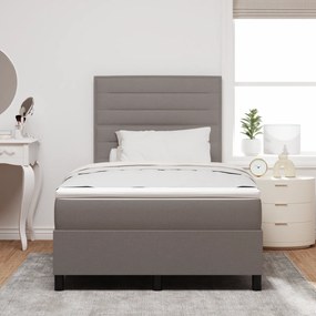 vidaXL Κρεβάτι Box Spring με Μαξιλάρι Ταύρος 120x200 εκ Υφάσματος