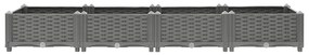 vidaXL Ζαρντινιέρα 160 x 40 x 23 εκ. από Πολυπροπυλένιο