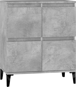 vidaXL Ντουλάπι Γκρι Σκυροδέματος 60x35x70 εκ. Επεξεργασμένο Ξύλο