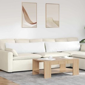vidaXL Μαξιλάρι Καναπέ 2 pcs Λευκό 145 x 40 εκ. ύφασμα