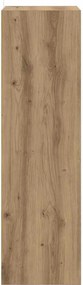 vidaXL Βιβλιοθήκη artisan δρυς 37 x 30 x 103 εκ Επεξεργασμένο ξύλο