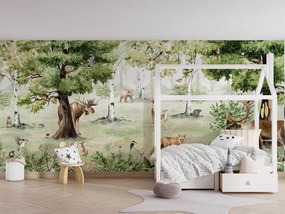 Woodland Wonders Ταπετσαρια Τοιχου Πρασινο Επιθυμητη Διασταση