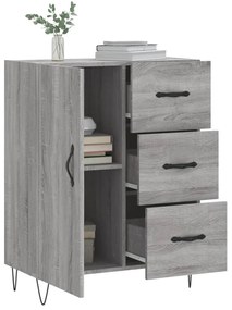 vidaXL Ντουλάπι Γκρι Sonoma 69,5 x 34 x 90 εκ. από Επεξεργασμένο Ξύλο