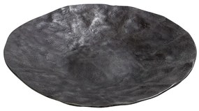Διακοσμητική Πιατέλα Αλουμινίου Γκρι ESPIEL 48x7,5εκ. DEP116