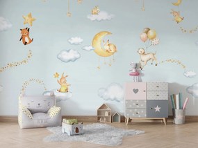 Sweet Dreams Ταπετσαρια Τοιχου Ανοιχτο Μπλε Επιθυμητη Διασταση