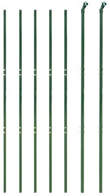 vidaXL Συρματόπλεγμα Περίφραξης Πράσινο 2,2 x 10 μ. με Στύλους
