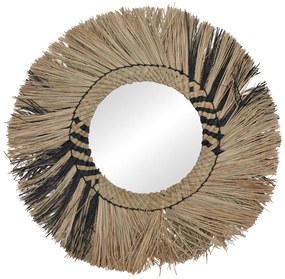 Intrahome Καθρέπτης Cielro intrahome mendong σε φυσική απόχρωση Φ42x6εκ | SKU: INTRAPA-448111152