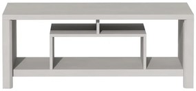 Τραπέζι σαλονιού Tracy  λευκό-γκρι 120x60x48.5εκ