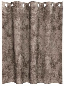 vidaXL Κουρτίνα με κουρτίνες 2 pcs Καπουτσίνο 140 x 140 cm Βελούδο