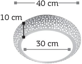 Πλαφονιέρα InLight 42155-Διάμετρος: 38 εκ.
