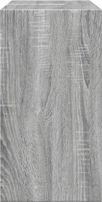 vidaXL Ντουλάπι Νιπτήρα Grey Sonoma 63x29x55 εκ. Επεξεργασμένο Ξύλο