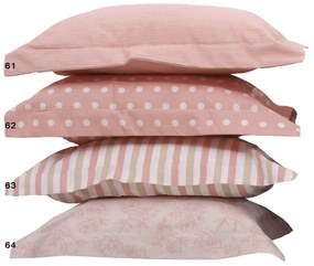 Βρεφικό Σεντόνι Baby Mix & Match 61 Coral Anna Riska Crib 80x100cm Χωρίς Λάστιχο 100% Cotton