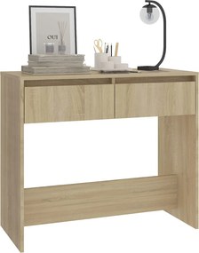 vidaXL Τραπέζι Κονσόλα Sonoma Δρυς 89x41x76,5 εκ. Επεξεργασμένο Ξύλο