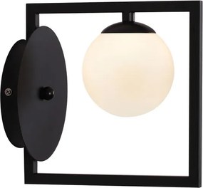 Απλίκα Τοίχου Aca Quadro OD91221W Black