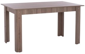 KITCHEN TABLE KELVIN  ASH GREY, 140x80x77