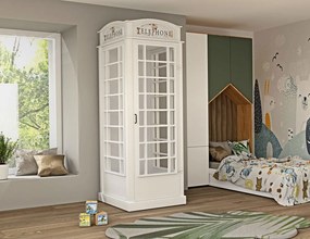 Διακοσμητικό Phone Booth-Leuko