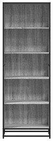 Βιβλιοθήκη Γκρι Sonoma 60x35x170,5 cm Ξύλινη κατασκευή - Γκρι