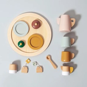Ξύλινο Παιχνίδι Ρόλων Petit Monkey Σετ Τσαγιού PTM-PMWT009
