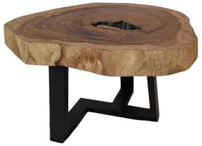 Τραπέζι Τ-253-Φυσικό-60χ47cm-απο ξύλο teak-exo897