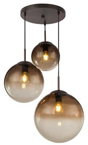 Κρεμαστό Φωτιστικό Globo Lighting Varus 15865-3 Καφέ