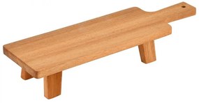 Πλατώ Σερβιρίσματος Με Πόδια (38x11x7) Bergner Natur SG-4486