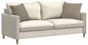 vidaXL Μαξιλάρι Καναπέ 2 pcs Taupe 45 x 45 cm ύφασμα