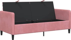 vidaXL Καναπές με Αποθήκευση Ροζ 172 x 78 x 87 εκ Πολυεστέρας