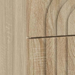 vidaXL Κομοδίνο Sonoma Δρυς 62 x 34,5 x 48 εκ Επεξεργασμένο Ξύλο