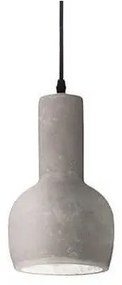 Φωτιστικό κρεμαστό OIL-3 SP1 τσιμεντένιο γκρι Φ14 Ideal Lux-110431-Γκρι 110431
