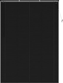 vidaXL Βενετσιάνικη Σκίαση Μαύρο 213 x 150 εκ PVC