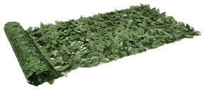 Διαχωριστικό Βεράντας με Φύλλα Σκούρο Πράσινο 200 x 100 εκ.