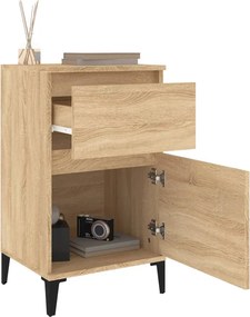 vidaXL Κομοδίνο Sonoma Δρυς 40x35x70 εκ.