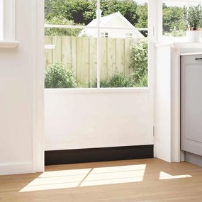 vidaXL Αυτοκόλλητες σφραγίδες πόρτας 6 pcs Μαύρο 100 cm