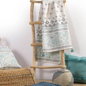 Διακοσμητικό Ριχτάρι (130x170) Nef-Nef Homeware Blue Collection Mysterious Blue