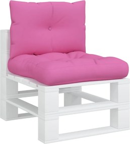 vidaXL Μαξιλάρια Παλέτας 2 τεμ. Ροζ από Ύφασμα Oxford