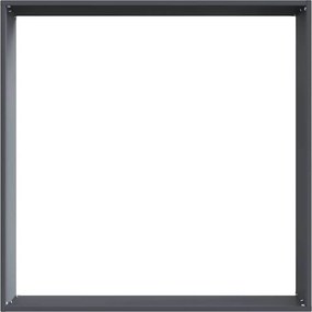 vidaXL Περίγραμμα γκαζόν Ανθρακί 60 x 60 x 13 εκ Ατσάλι
