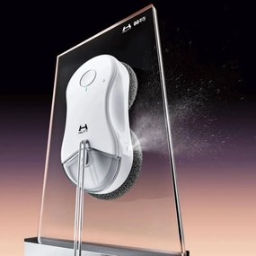 Ρομπότ καθαρισμού παραθύρων HUTT DDC55 Pro, 5400 Pa, 150 μ², αισθητήρες AI, έξυπνος αλγόριθμος, λευκό