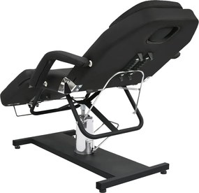 vidaXL Κρεβάτι - Πολυθρόνα Αισθητικής Μαύρο 180 x 62 x (87-112) εκ.