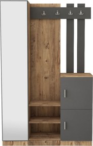 Έπιπλο Εισόδου Πεύκο Atlantic / Ανθρακί DD7 113,6x37,5x179,7