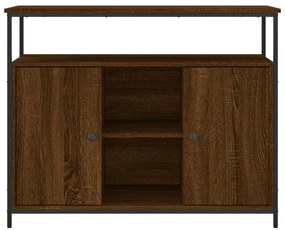 vidaXL Συρταριέρα Καφέ Δρυς 100x35x80 εκ. από Επεξεργασμένο Ξύλο