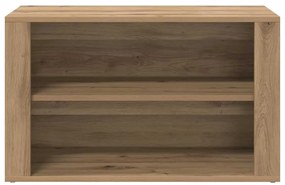 vidaXL Ράφι Παπουτσιών με ράφι artisan δρυς 75 x 35 x 45 εκ.