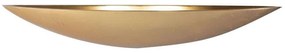 Φωτιστικό Τοίχου - Απλίκα Livigno I-LIVIGNO-AP ORO 2xG9 39x11x6cm Gold Intec Γύψος