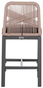 ΣΚΑΜΠΟ ΜΠΑΡ ΜΕΣ.ΥΨΟΥΣ HOWARD HM5791.21 ΑΝΘΡΑΚΙ ΑΛΟΥΜΙΝΙΟ--ΜΠΕΖ ΣΧΟΙΝΙ 47,5x55x94,5Υεκ (1 Τεμμάχια)