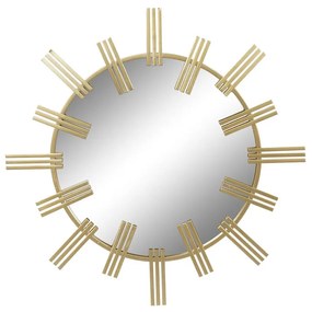 Τοίχο καθρέφτη Home ESPRIT Χρυσό 85 x 2 x 85 cm