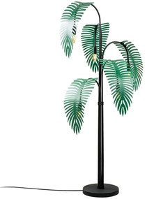 Φωτιστικό Δαπέδου Palm 521SHN2273 71x71x157cm 5xE14 40W Black-Green Opviq