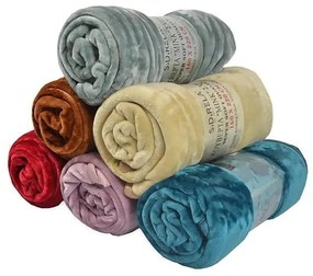 Κουβέρτα “Mink” μονόχρωμη 200x220cm - Super Soft Blanket-133231-133231