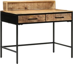 vidaXL Τραπέζι κονσόλας με συρτάρι Καφέ 100 x 55 x 89.5 εκ.