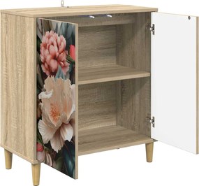vidaXL Πλαϊνό γραφείο BORNE Sonoma 69 x 33 x 75 εκ. Επεξεργασμένο Ξύλο