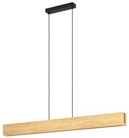 Φωτιστικό Κρεμαστό Eglo 900388 ANCHORENA-Z Καφέ (Brown)|Μαύρο Ματ (Black Mat) 2700K - 6500K